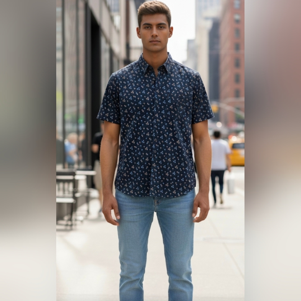 Ben Sherman Short Sleeve Button-Up Shirt